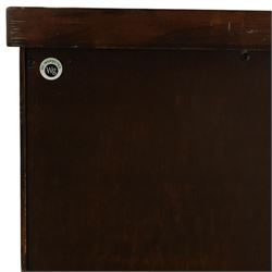 Willis & Gambier - 'Kerala' pair of chest, five short legs over two long drawers, raised on a plinth, above splayed legs