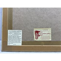 Ellen Connolly (British fl. 1880-1885) and James Matthews (British 19th Century): Garden Scenes, two watercolours signed, one dated 1902 max 20cm x 28cm (2)