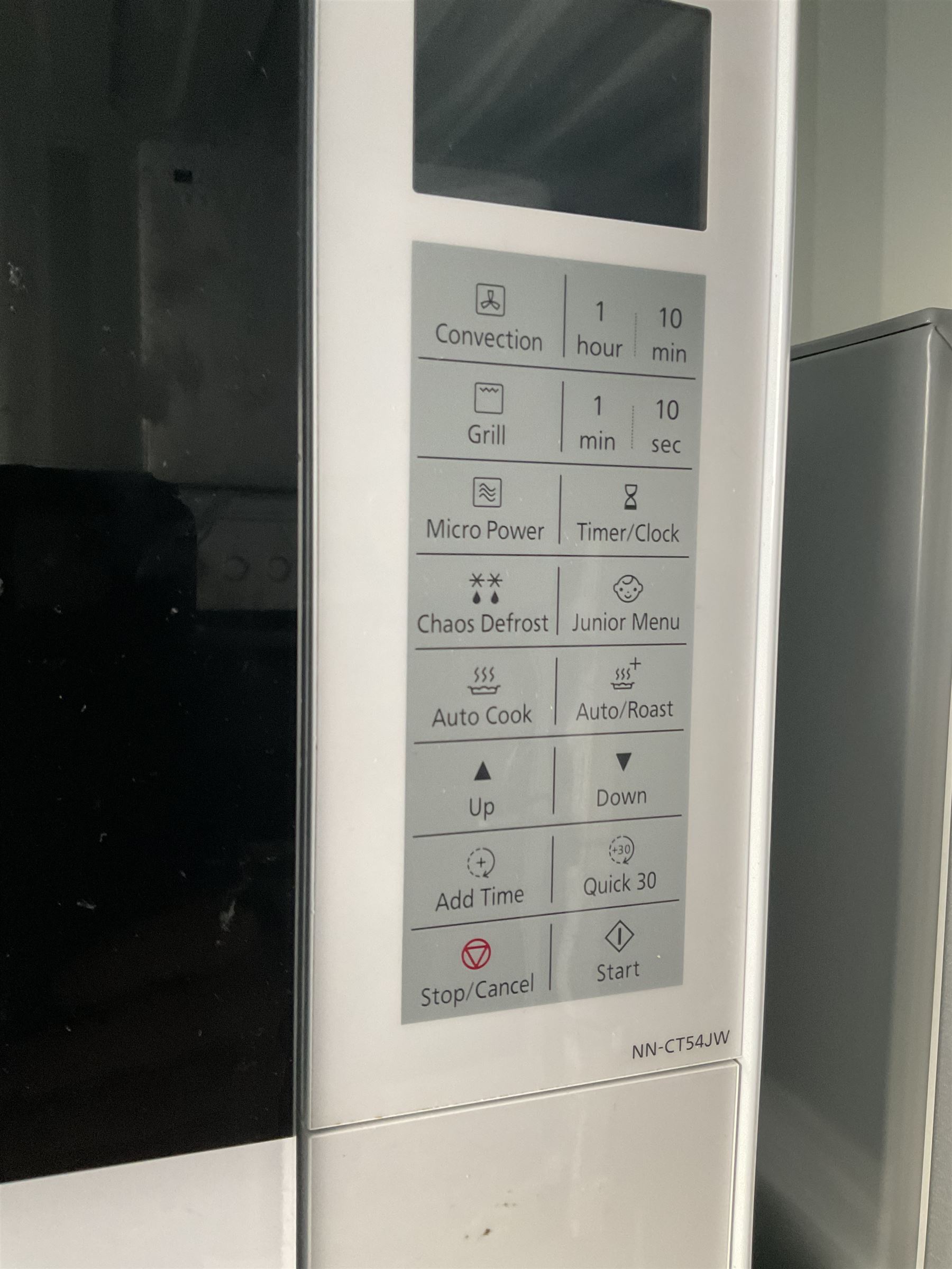 Panasonic NN - CT54JW Microwave  - THIS LOT IS TO BE COLLECTED BY APPOINTMENT FROM DUGGLEBY STORAGE, GREAT HILL, EASTFIELD, SCARBOROUGH, YO11 3TX