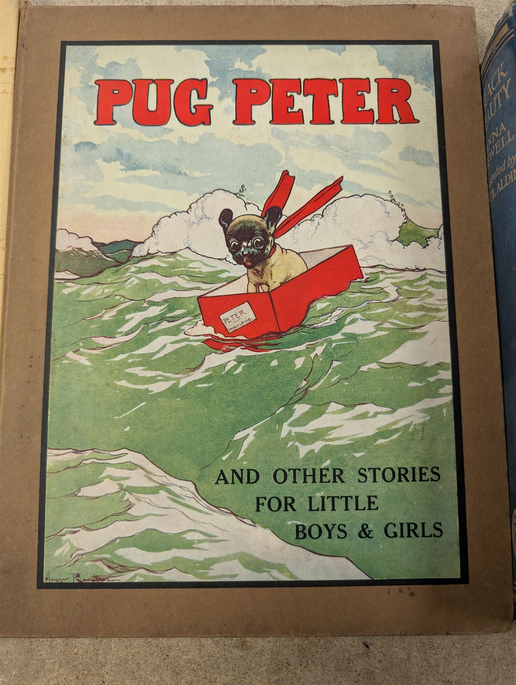 1930s Anna (Sewell): Black Beauty, pub. for Boots by Jarrolds, Publishers, London Ltd., c.1930, Uncle Remus Stories Retold by Jane Shaw pub. Collins London and Pug Peter and other stories for boys and girls
