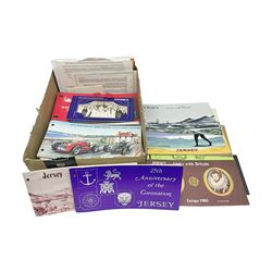 Mint stamps, mostly in booklets or on card, including Jersey, Guernsey, Isle of Man, Grenada, Antigua, St Vincent etc