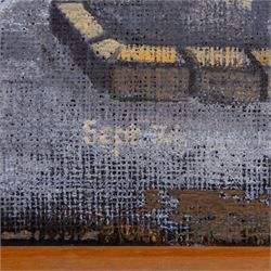 Stuart Walton (Northern British 1933-): Raincliffe Grove off York Road Leeds, oil on canvas mounted on board dated Sept. '74, the reverse painted with Terraced Street Corner dated Nov. '74 unsigned  59cm x 59cm