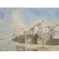 Christopher F Stocks (British 20th/21st century): Staithes Beck, watercolour, inscribed and dated 2001 verso 32cm x 44cm