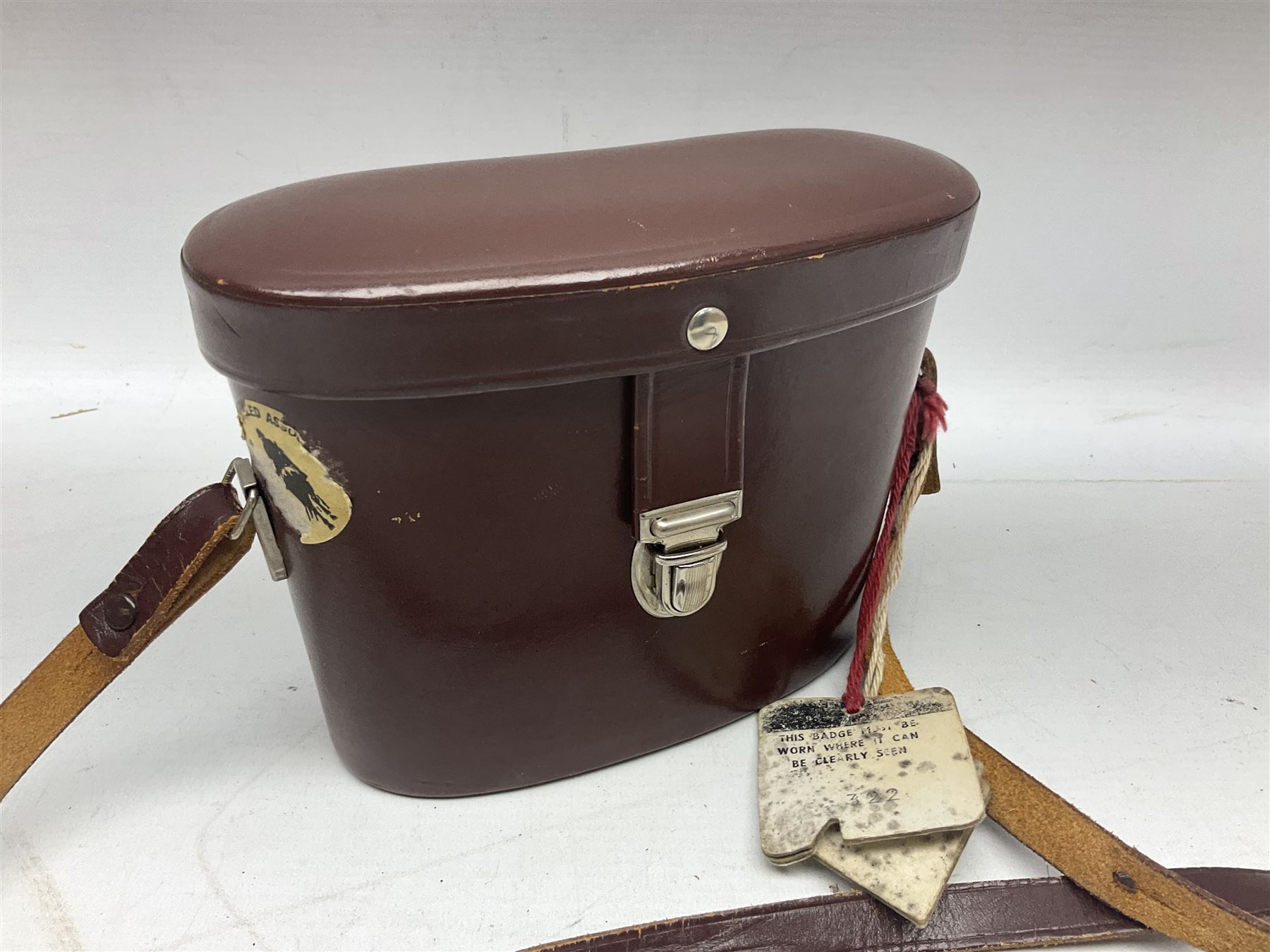 Carl Zeiss Jena 8x30 Deltrintem binoculars in original case, serial no. 5957951