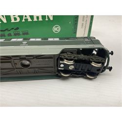 Kleinbahn HO gauge - three locomotives OBB 1020 Elektr. Berglokomotive; OBB 1044.209-3 Elektrische Lokomotive; and OBB 2050 Dieselelektrische; all boxed (3)