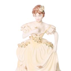 Two Coalport figures from the English Rose Collection, 1991 Sweet Juliet 282/1000 and 1995 Moonlight 89/1000, both with certificate and box   