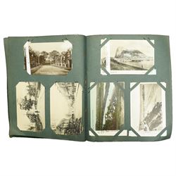 Three vintage postcard albums and contents of topographical cards 