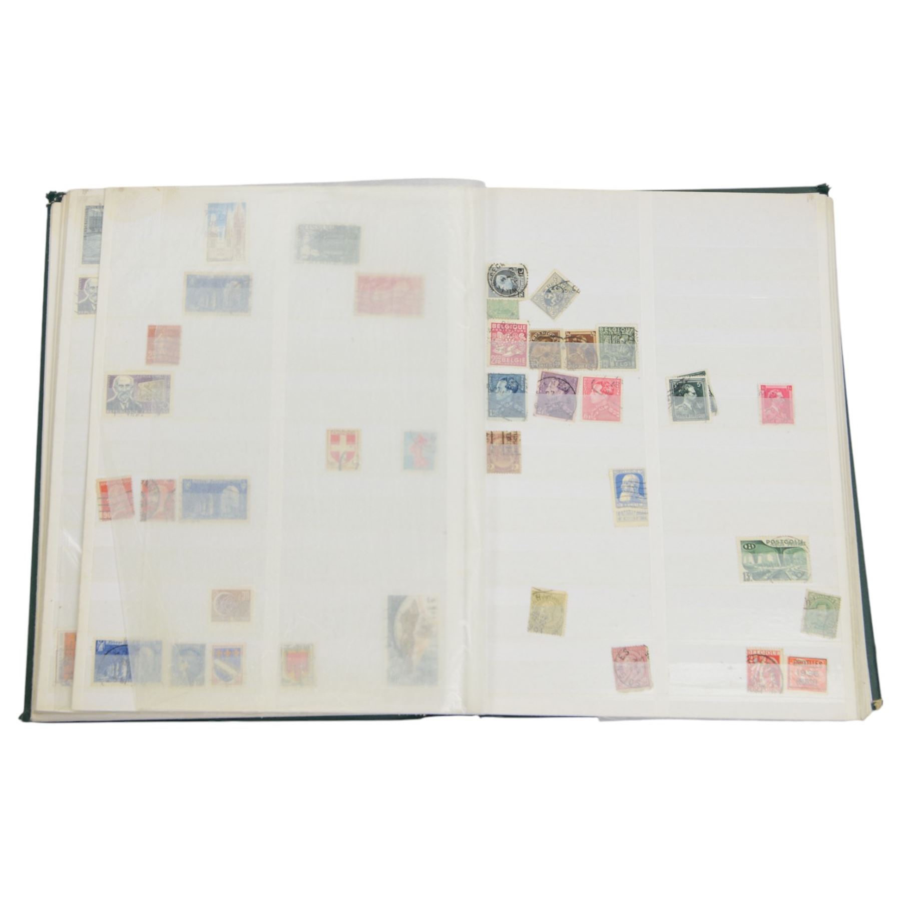 Great British and World stamps, including Portugal, Spain, Monaco, Vietnam etc, housed in various albums or folders and loose, in two boxes