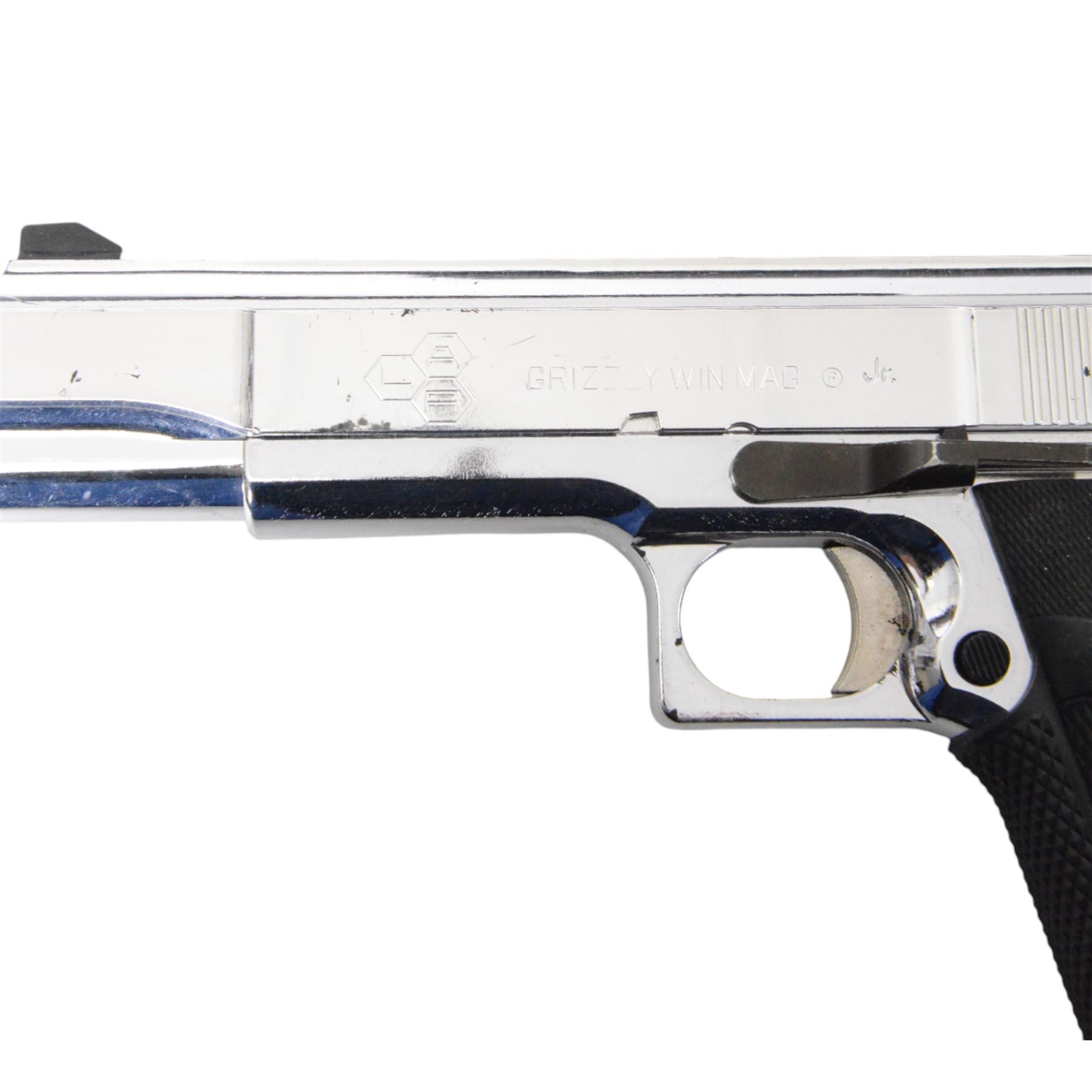 Walther CP99 air pistol, serial no J50295837,  together with Grizzly Win Mag Jr. air pistol and one other air pistol 