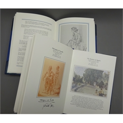  Sir William Russell Flint R.A Catalogue Raisonne of the Unsigned Limited Edition Works, Collector's Edition No.316, blue calf and boards, Similar Signed Prints, De Luxe Edition No.925, both in card slips, 2vols  