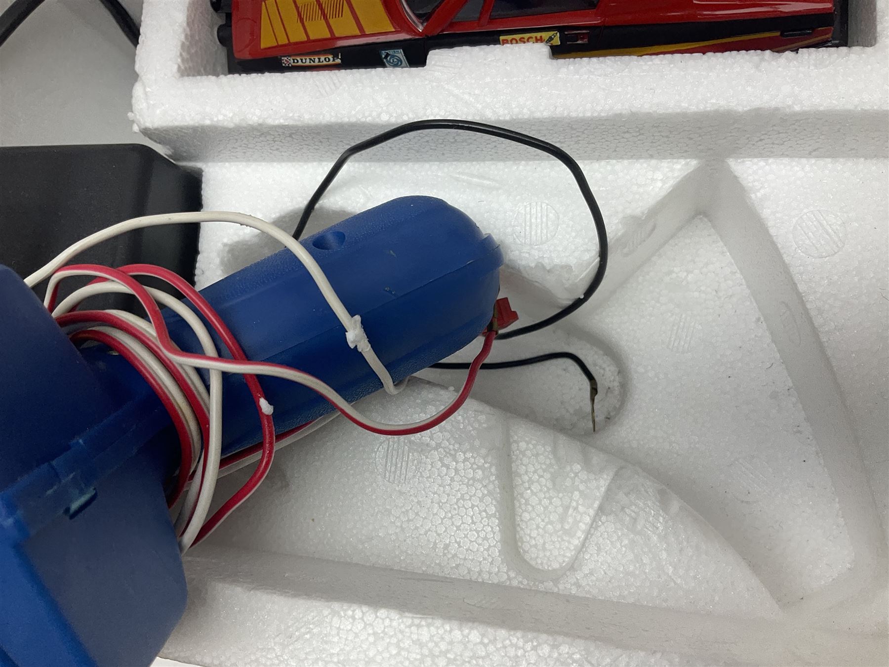 Scalextric - Set 300 with TR7 rally cars, controllers, power unit, track and paperwork; boxed