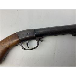 Diana Model 27 .177 air rifle with under lever action and walnut stock L108cm