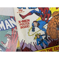 Spider-Man comics (1982-1985) nos 500-527, 529-535, 537-552, 579-602, 604-614, 620-626, and 628-631 (97)