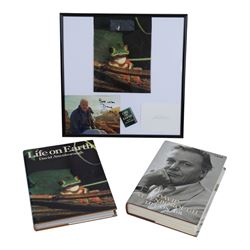 Collection of David Attenborough memorabilia, to include 'Life on Air' hardback, 'Life on ...