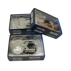 Thirty-two Eaglemoss 'Star Trek The Official Starship Collection' starships and accompanying magazines volumes 94 to 125, all starships boxed, magazines housed in folders