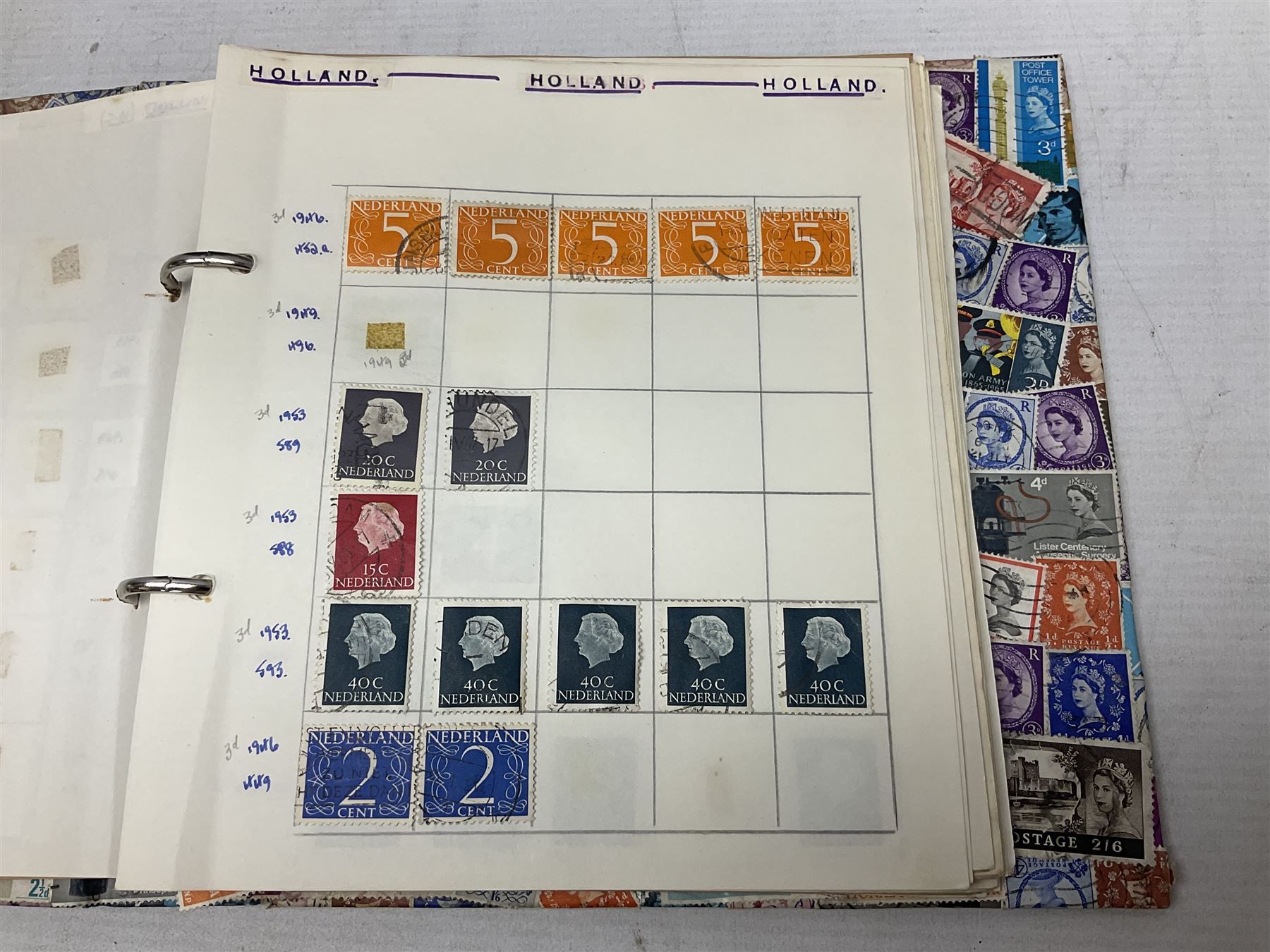 Royal Mail Queen Elizabeth II mint stamps in presentation packs, three part filled Stanley Gibbons 'Great Britain Special Stamps' albums, World stamps including Aden, Angola, Argentina, Australia etc, in various albums, in one box