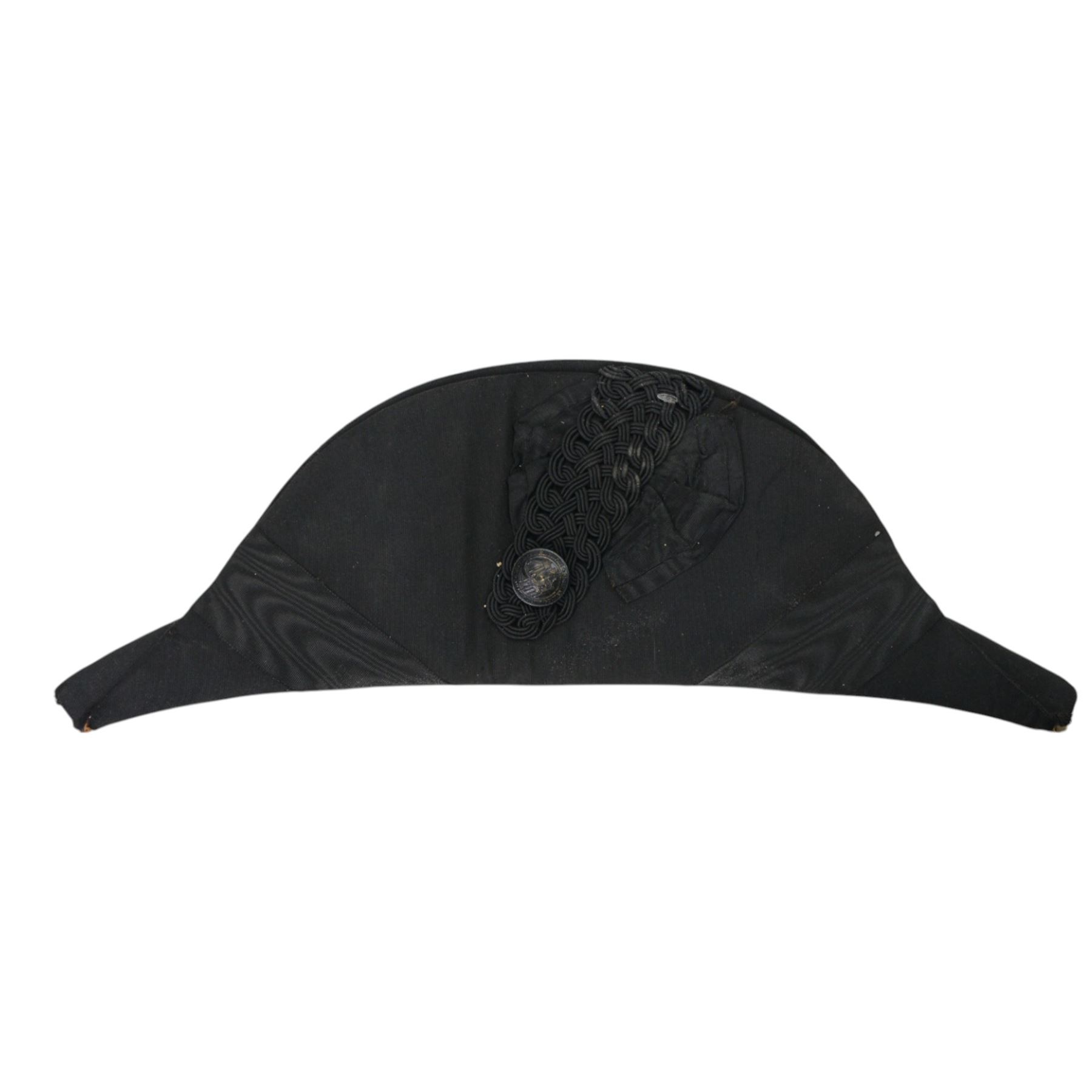Bicorn hat by W. Rowntree & Sons, Scarborough, together with two others, all within a W. Rountree & Sons box 