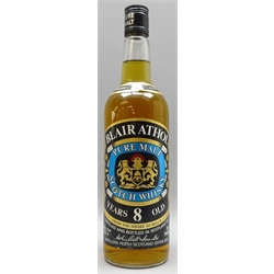  Blair Athol Pure Malt Scotch Whisky, 8 Years Old, 262/3 75.7cl, 70 proof 1 bottle  