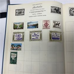 Great British and World stamps, including Queen Victoria penny black with red MX cancel, Queen Elizabeth II GB stamps, Australia, Austria, Barbados, Belgium, Brazil, British Guiana, Canada, Ceylon, Cyprus, Denmark, Egypt, Ireland, Finland, France, Germany, Gibraltar, India etc, house in various albums, folders and loose
