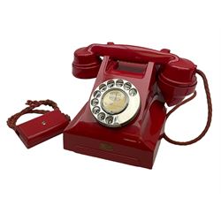 1950s Siemens Brothers red telephone wit