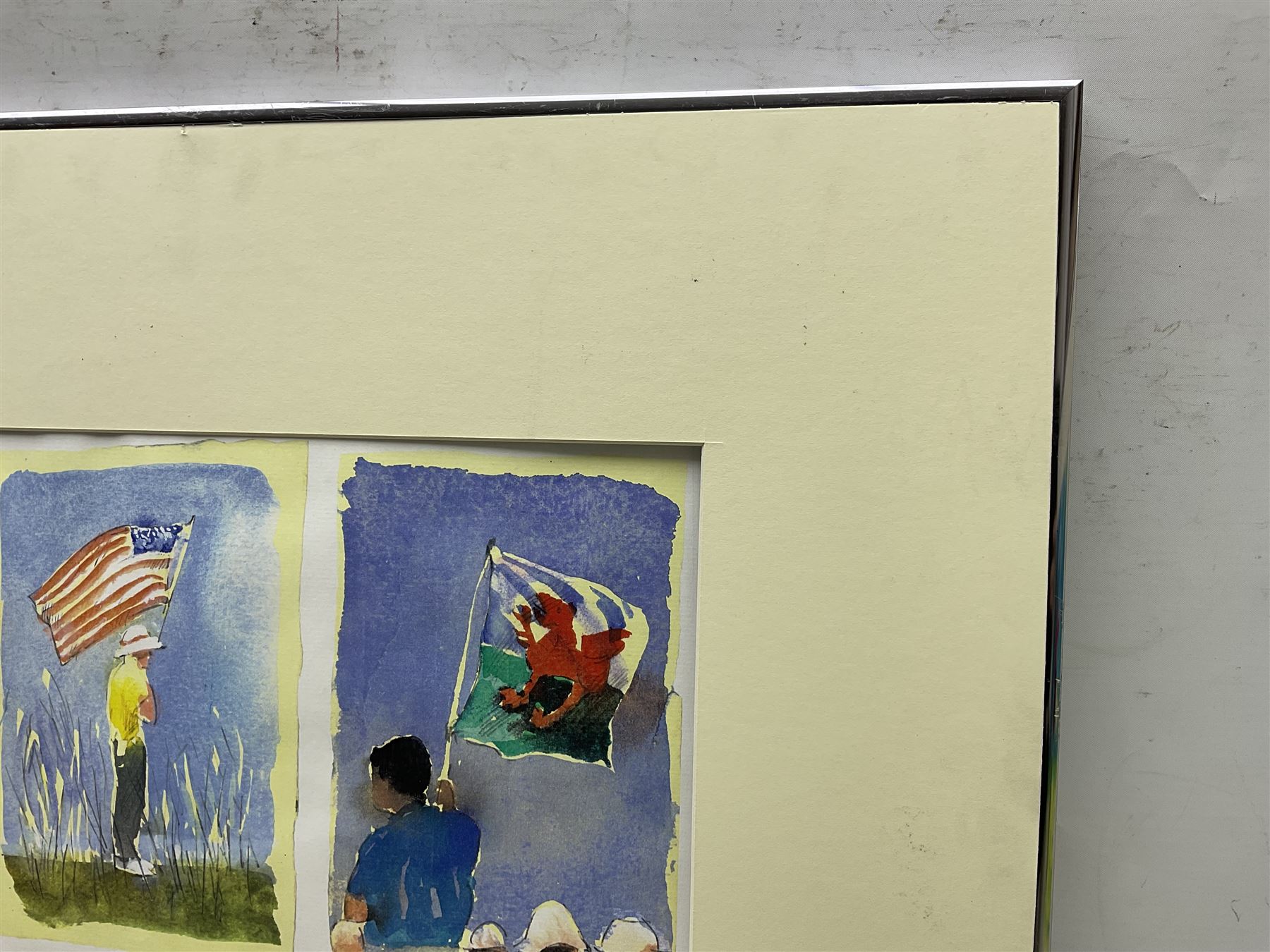 Harold Francis Riley DL (British 1934-2023): Golfing Scenes - 'Kiawah Island Ryder Cup', three limited edition prints signed titled and numbered 2/10 in pencil, max 21cm x 41cm (3) (one unframed)