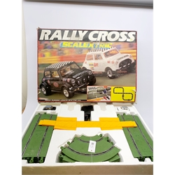 Scalextric - three part sets: Turbo 7000, Rally Cross and Daytona 24hr, all boxed