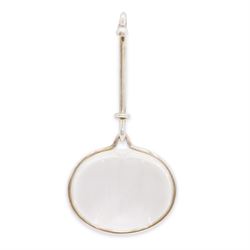 Georg Jensen silver 'Dew Drop' rock crystal pendant designed by Vivianna Torun Bülow-Hübe,...