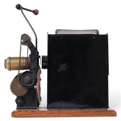 Reynolds & Branson Ltd magic lantern, together with a Thornton-Pickard Imperial Enlarger and a tin plate and brass cine projector