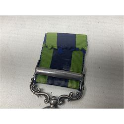 George V India General Service Medal with Burma 1930-32 clasp awarded to 4983 Sep. L. Achhman 1-17 Dogra R.; with ribbon