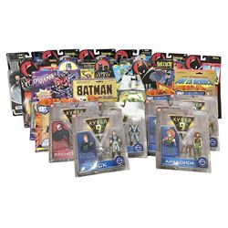 Twenty-four carded action figures of Bat