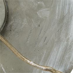 Maison Desny (1927-1933) - Pair of French art deco table lamps, 1920s/1930s, of unique stylised form, stamped 'Desny Paris Made in France Depose', H22.5cm 
Notes: Another pair of the same design was sold at Christie's 'Arts Décoratifs du XXe siècle et Design' Sale, Paris, Nov 21, 2012, Lot 31. 
Provenance: property of a Nobleman