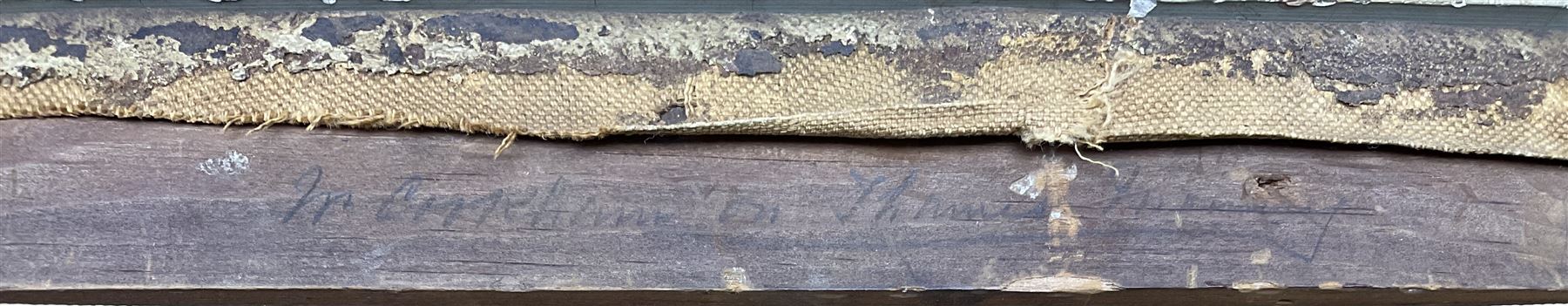 Edwin Henry Boddington (British 1836-1905): 'A Summer's Morning near Cookham on the Thames', oil on canvas signed, titled on stretcher 29cm x 55cm