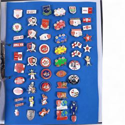 Rugby League Hull KR enamel badges, including Millennium Magic Weekend, 1st Game in Superleague, National League Grand Final and other examples, (approximately 230)