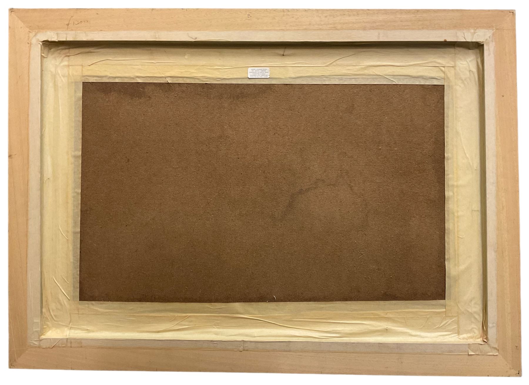 James Lishman (British 1931-2024): A Winter Wander, oil on board signed 49cm x 75cm 