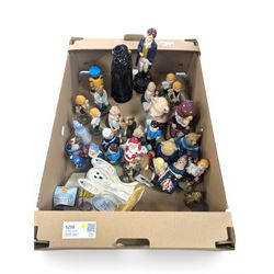 Wade figures, including Punch, RIP Judy, House of Brick, etc