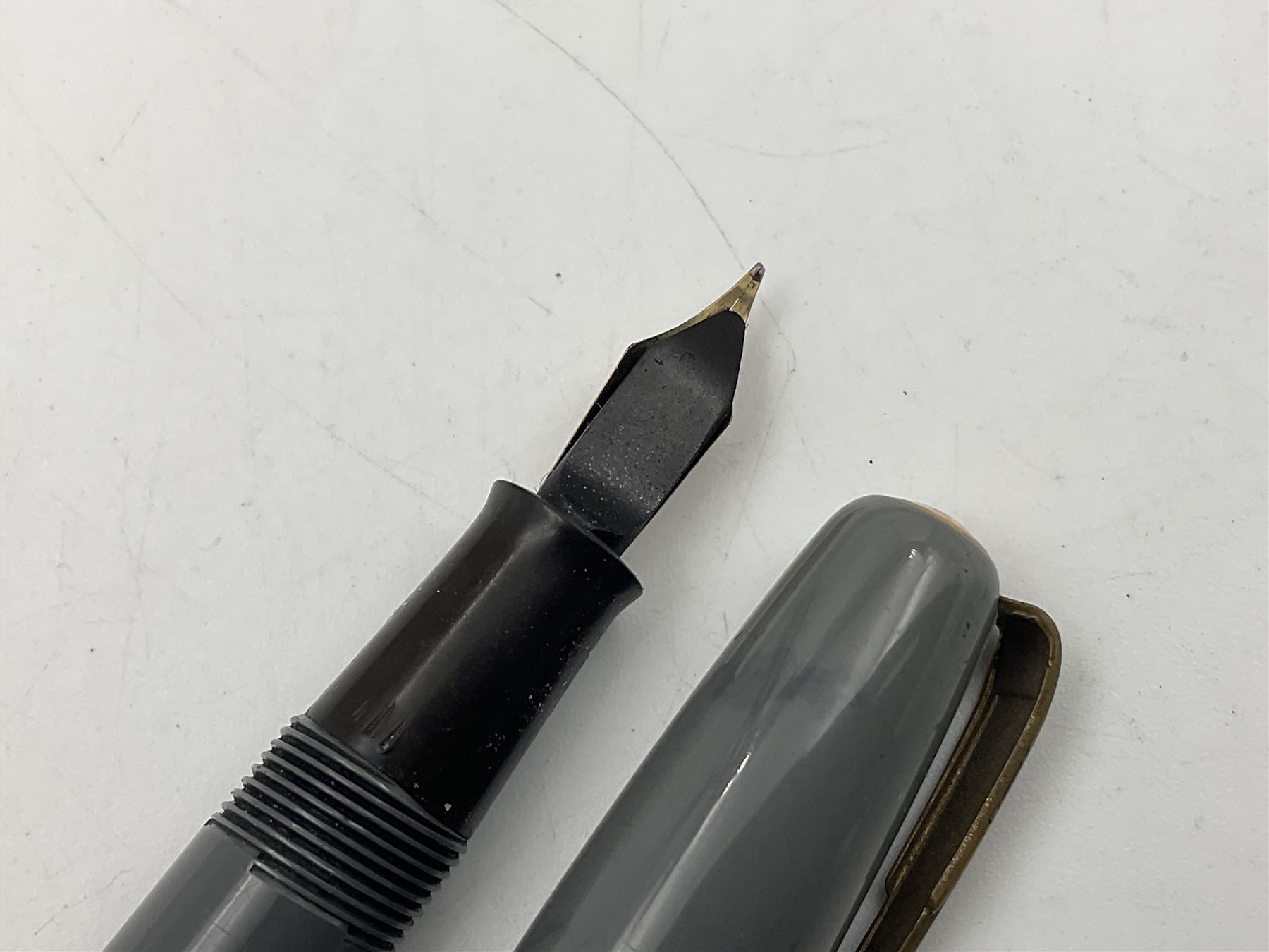 Five Waterman's fountain pens, to include Ideal, 152V, 701 etc, four with 14ct gold nibs