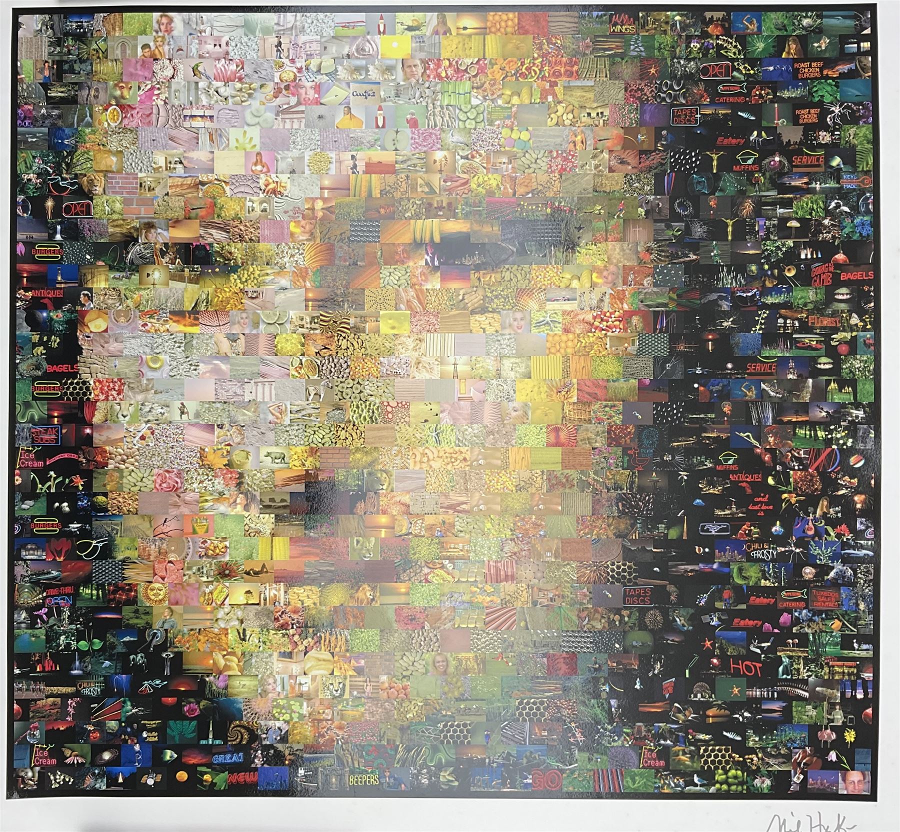 Anatole Krasnyansky (Ukrainian 1930-): 'Musical Sphere', Nicole Suzanne Stahl (Continental Contemporary): 'Gentle Voyagers'; Neil J Farkas (American 20th Century): 'Mona Lisa', three lithographs max 69cm x 72cm (3)