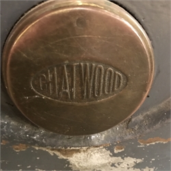 The Chatwood Safe Co cast iron Cash/Jewellery safe with two keys, W48cm, D47cm, H65cm