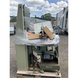 Industrial Mini max S45 bandsaw and table saw, with hitachi table saw, planer, jointer combo and “Axminster”, power tool centre - THIS LOT IS TO BE COLLECTED BY APPOINTMENT FROM DUGGLEBY STORAGE, GREAT HILL, EASTFIELD, SCARBOROUGH, YO11 3TX