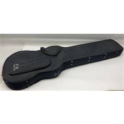 British hand-made mahogany electric guitar by 'JJ' luthier Dan Macpherson c2012 L95cm; in FX lightweight carrying case