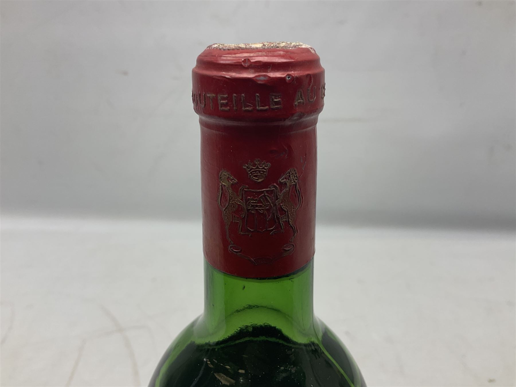 Chateau Mouton Rothschild, 1970, Grand Cru Classe Pauillac, unknown contents and proof 