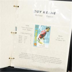 Two Futera Platinum Manchester United collections 'The Treble' 1999 and 'The Greatest'