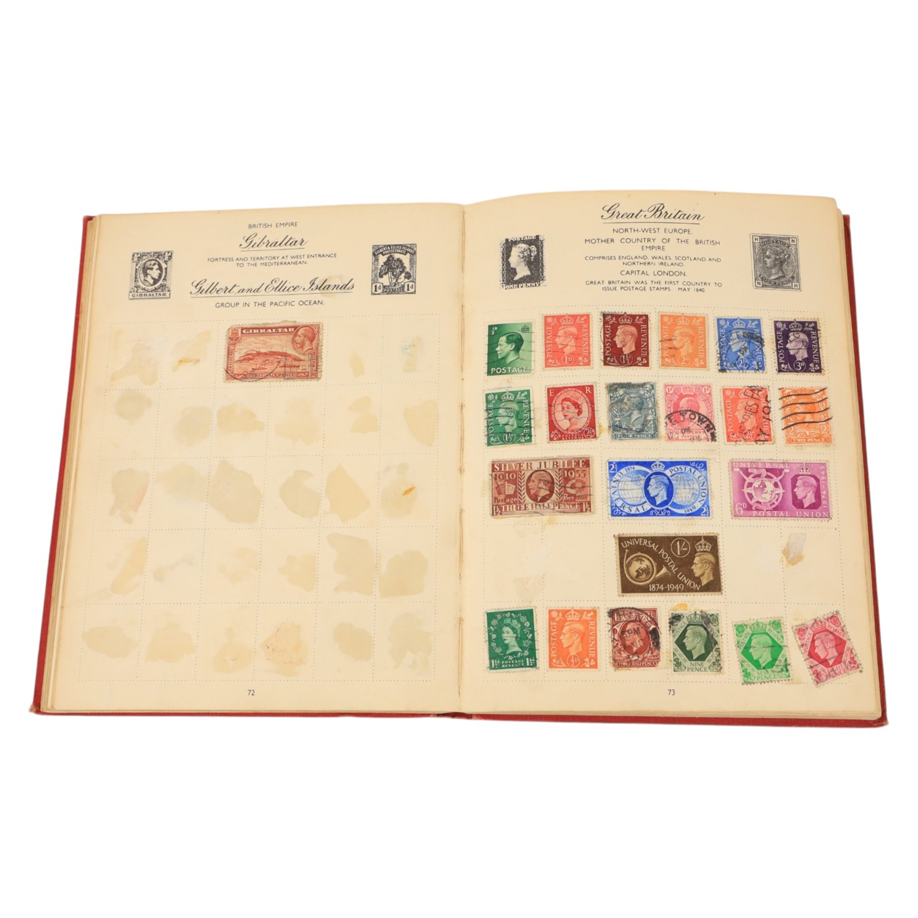 Great British and World stamps, early 20th century and later, in three albums and loose