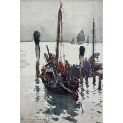 Frank Henry Mason (Staithes Group 1875-1965): 'Venice - Study from Nature', watercolour signed, titled verso 22cm x 15cm