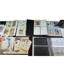 Queen Elizabeth II Great British first day covers, some with special postmarks, PHQ cards, mint decimal stamps in presentation packs, United States of America and other World stamps etc, housed in folders and loose, in two boxes