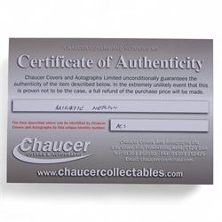 Four Sylvester Stallone film stills and promotional shots, including one depicting Rocky Balboa in the ring, three signed by Sylvester Stallone and one signed by Brigette Nielsen, all with certificates of authenticity