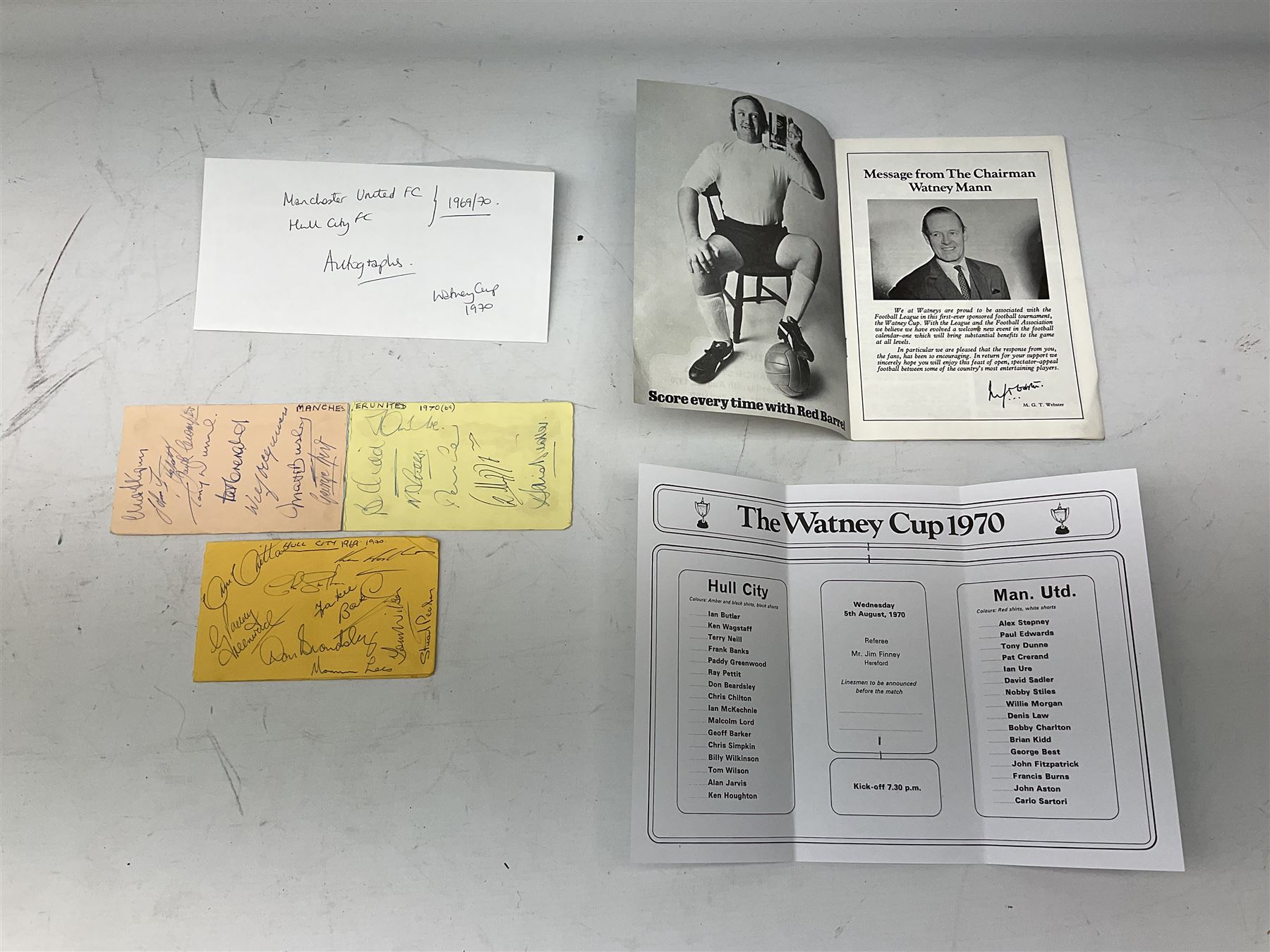 Autographs from film, stage, sporting personalities etc, including mid 20th century Hull City FC, Esmond Knight, John Clements, Kay Hammond, Richard Greene, Manning Whiley, Jerry Desmond etc, in albums, on pieces etc