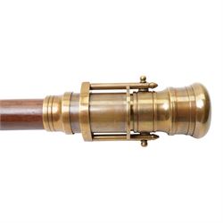 Reproduction walking stick with 'telescopic' attachment, W96cm