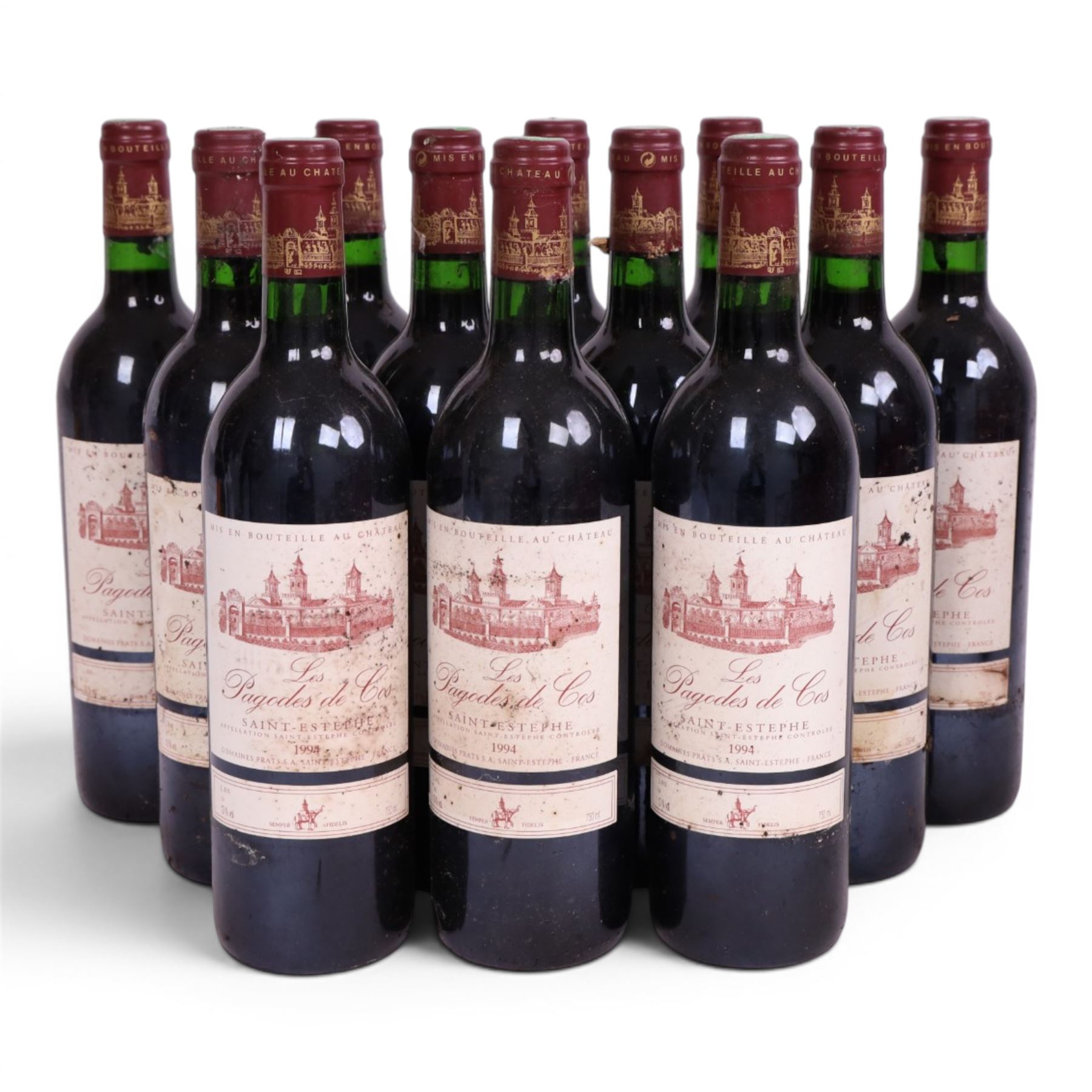 Saint Estephe, 1994  Les Pagodes de Cos, 750ml, 13% vol, twelve bottles 