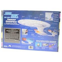 Three Bandai Playmates Star Trek playsets, comprising Transporter collector's edition no. 152714, Starship Enterprise collector's edition no. and Shuttlecraft Goddard collector's edition no. 256772, both boxed